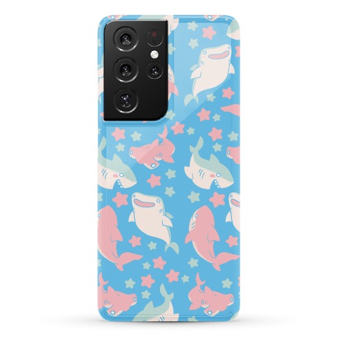 Happy Shark Pattern Phone Case
